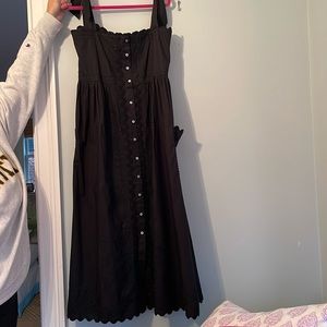 Juliet Dunn London Black Maxi Dress Size 2 (Medium)